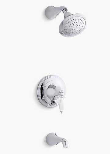 KOHLER/コーラー [K-T312-4P-CP]壁付固定シャワーヘッドセット - KOHLER製品、輸入シンク、水廻り設備、薪ストーブ販売  のアーミック